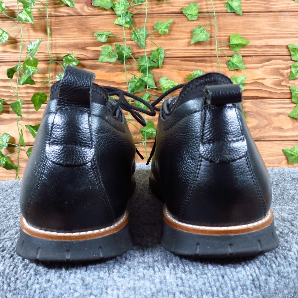 Hush Puppies Bennett PT Mens Oxford Shoe Size 12 Business Casual Black Leather - Picture 5 of 9